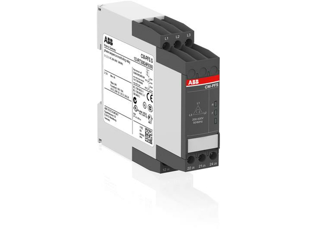 ABB Реле контроля напряжения CM-PFS.S 3ф контроль обрыва и чередования фаз 1SVR730824R9300