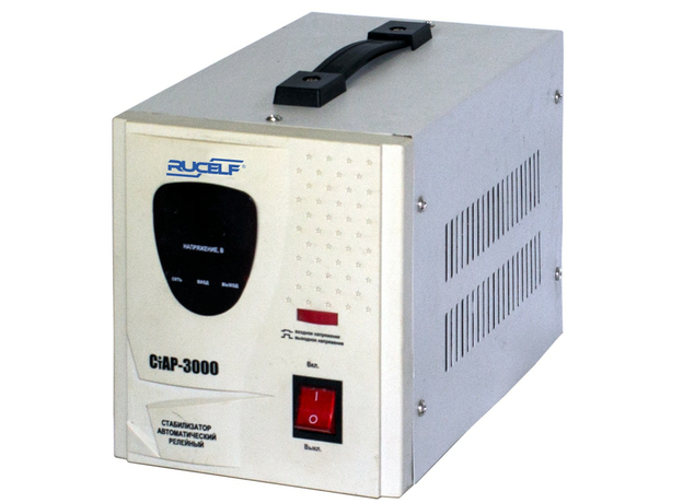 Стабилизатор напряжения RUCELF релейный однофазный 3 кВА (серия СТАР)