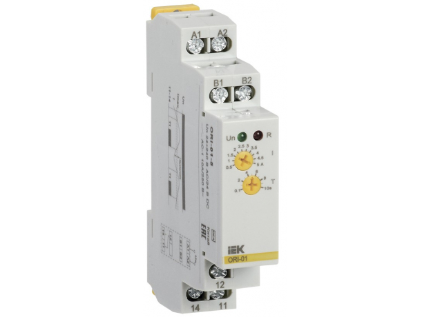Реле тока ORI. 0,5-5 А. 24-240 В AC / 24 В DC IEK ORI-01-5