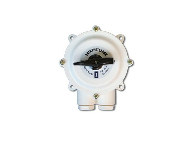 Выключатель пакетный ВП3-40 М1 до 40А пластиковый корпус IP56