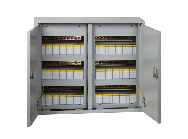 EKF Щит распределительный навесной ЩРн-72з IP31 2-х дверный 480х565х120 с замком