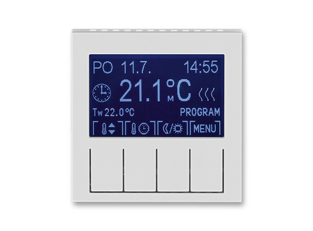ABB Терморегулятор Levit универсальный программируемый серый / белый (3292H-A10301 16) 2CHH911031A4016