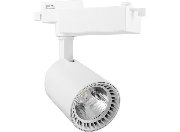 Светильник светодиодный трековый на шинопровод ДПО-12w 4000К 1080Лм белый (AL102) FERON