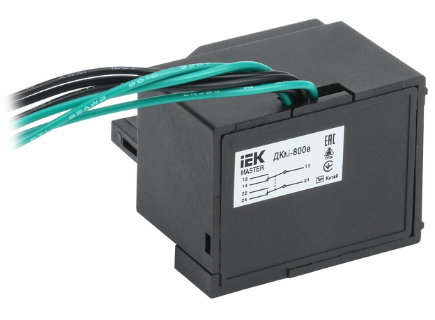 Контакт дополнит. ДКм-800е (ДКм-40) MASTER эл. р. IEK SVA71D-DK-1-02