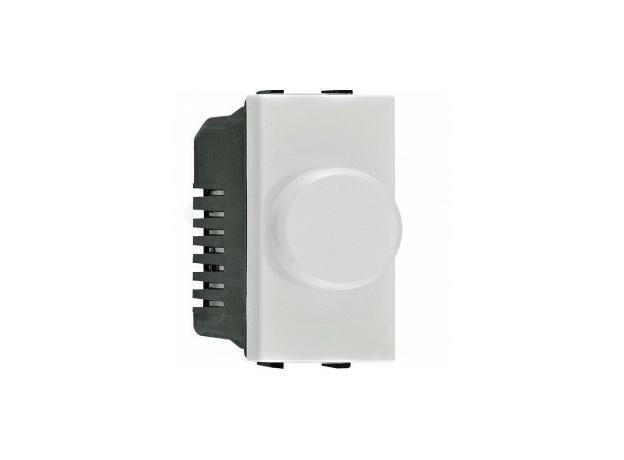 ABB Zenit Механизм электронного поворотного светорегулятора 700Вт 1 модуль белый (N2160.E BL) 2CLA216010N1101