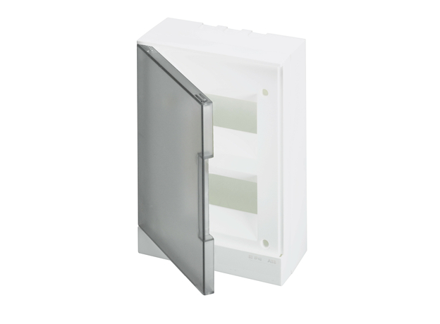 ABB Бокс навесной ЩРн-П-16М серая дверь Basic E (с клеммами) 1SZR004002A2205