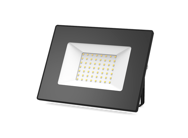 Прожектор светодиодный ДО-50 Вт 4450 Лм 3000К IP65 200-240 В черный LED Elementary Gauss 613527150