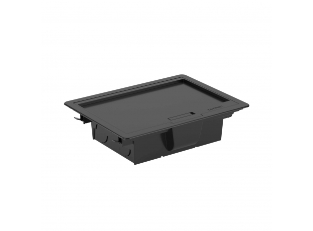 Лючок напольный 12 модулей черный RAL 9005 DKC 88012