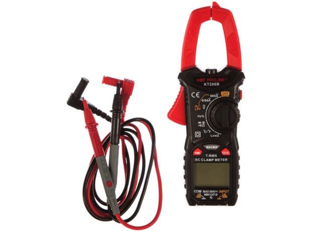 Токовые клещи цифровые KT 206B PROLINE КВТ 79130