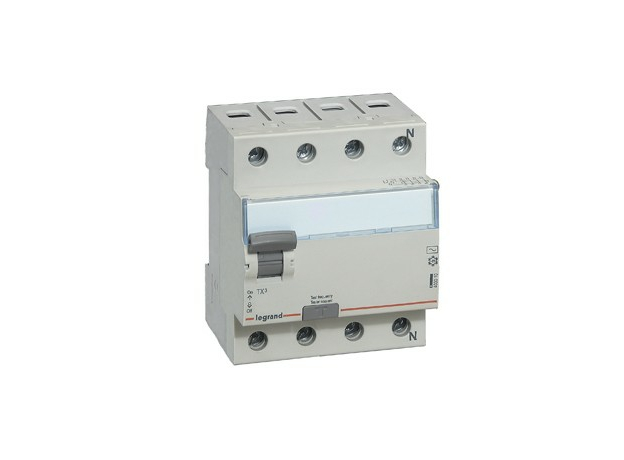 Выключатель дифференциального тока (УЗО) 4п 25А 30мА TX3 АC Legrand 403008