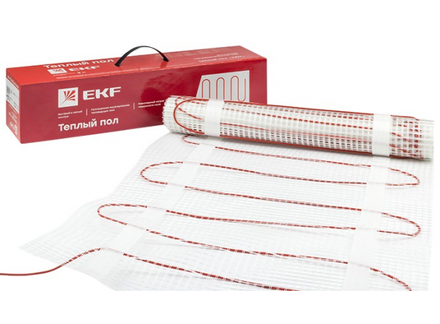 Мат нагревательный двухжильный 'Уют' 6кв.м. 900Вт Proxima EKF nm2-900-6