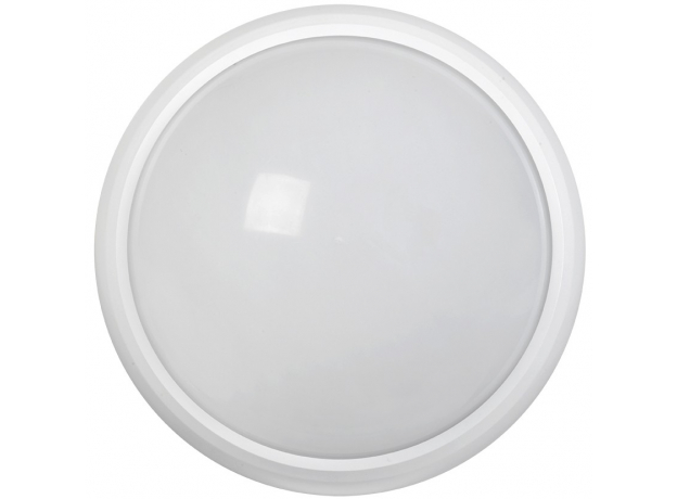 Светильник светодиодный ДБП-12w с датчиком 4000К 840Лм IP65 круглый пластиковый белый IEK LDPO1-5032D-12-4000-K01