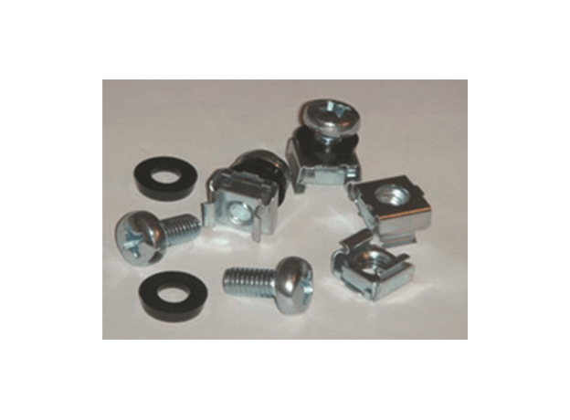 Комплект крепежный для установки 19дюймового профиля в шкаф:Винт, шайба, гайка - комплект крепления 50 шт DKC R5CNS50