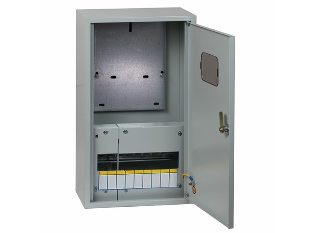 EKF Щит учетно-распределительный навесной ЩРУн-1/9о IP31 с окном 400х300х140 EKF Щит учетно-распределительный навесной ЩРУн-1/9о IP31 с окном 400х300х140