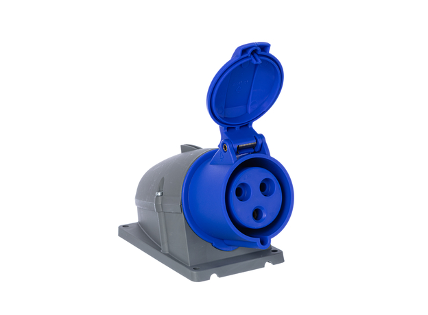 ABB Розетка кабельная 32А 2Р+E IР44 на поверхность 250В CEWE (232 RS6) 2CMA193122R1000