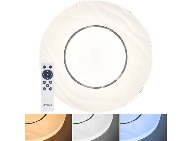 Светильник светодиодный ДБО-72w 3000-6000К max.5760Лм управляемый (AL1836) FERON