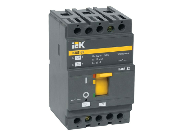 Выключатель автоматический трехполюсный 50А ВА88-32 25кА 3п 3р (SVA10-3-0050) IEK