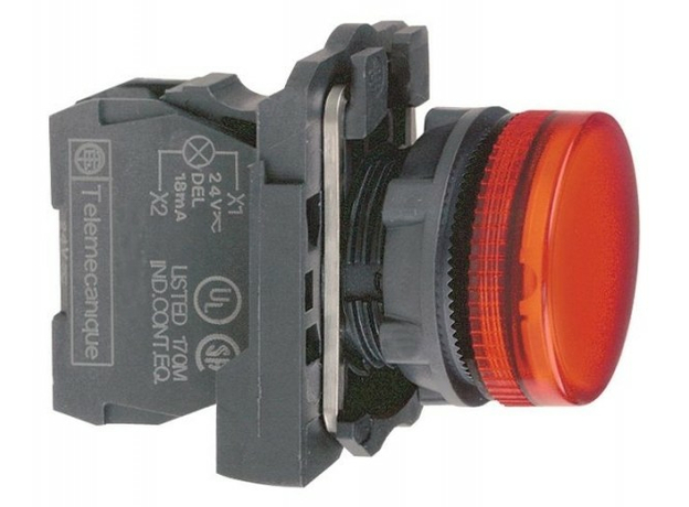Лампа сигнальная 22мм 230/240V красная Schneider Electric XB5AVM4
