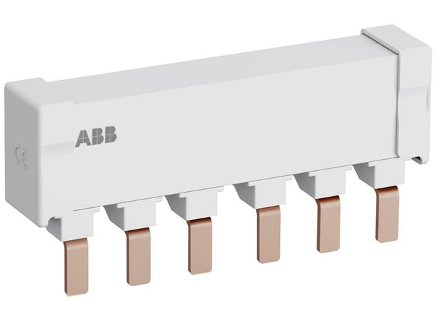 ABB Разводка шинная трехфазная PS2-3-0-125 до 125А для соединения трех автоматов типа MS165 MO165 без дополнительных контактов 1SAM401920R1003