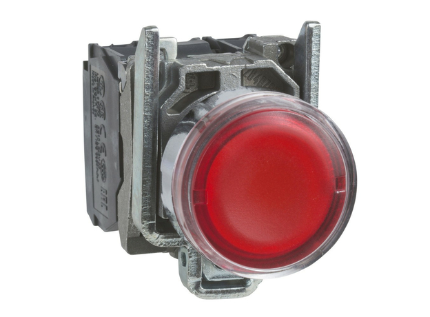 Кнопка красная возвратная 22мм 24В с подсветкой Schneider Electric XB4BW34B5
