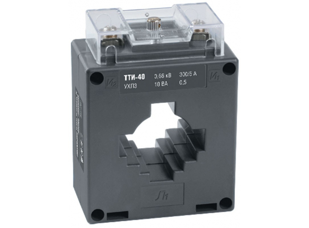 Трансформатор тока ТТИ-40 600/5А 5ВА без шины класс точности 0.5 IEK ITT30-2-05-0600