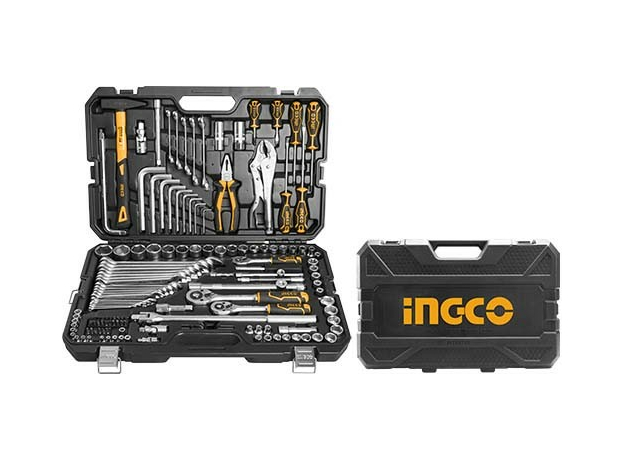 Набор инструментов универсальный 142 предмета в кейсе INGCO HKTHP21421