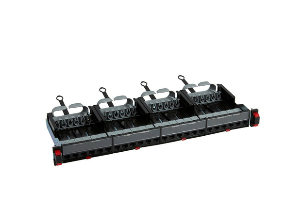 Legrand Патч-панель укомплектованная - 19дюйм - 1U - категория 5е - UTP - 24 x RJ 45 (033750)