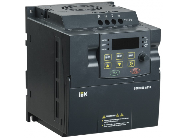 Преобразователь частоты CONTROL-A310 380В 3Ф 2.2 kW 5.1A IEK CNT-A310D33V022TEZ