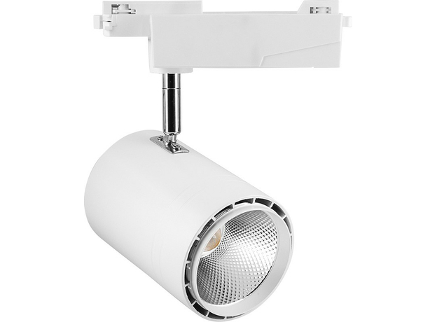 Светильник светодиодный трековый на шинопровод ДПО-50w 4000К 4500Лм белый (AL104) FERON