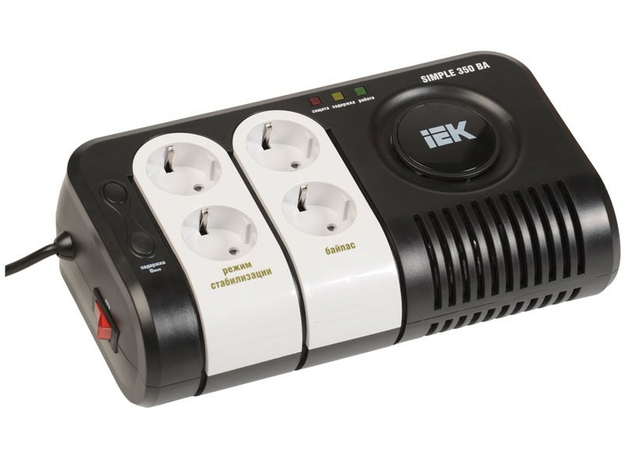 Стабилизатор напряжения серии SIMPLE 0.35 IEK IVS25-1-00350