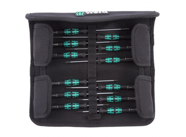 Набор отвёрток Micro 12 Universal 1 для прецизионных работ 12 предметов Wera WE-073675