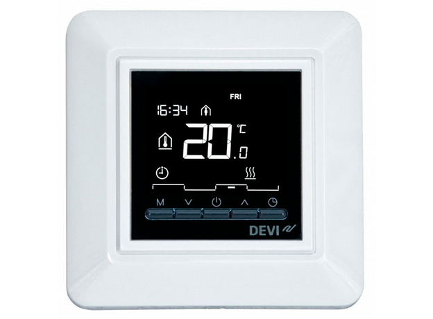 Терморегулятор электронный программируемый DEVIreg Opti 13A для теплого пола DEVI 140F1055