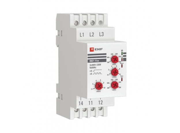 Реле контроля фаз RKF-11m EKF rkf-11m