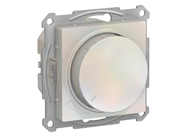 Светорегулятор диммер ATLASDESIGN поворотно-нажимной 315Вт механизм жемчуг Schneider Electric ATN000434