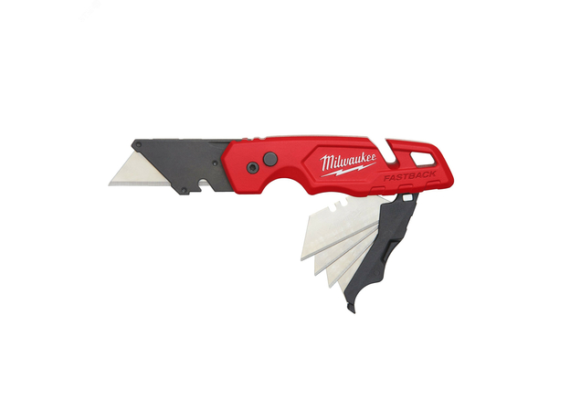 Нож многофункциональный складной с отсеком для хранения лезвий Milwaukee 4932471358