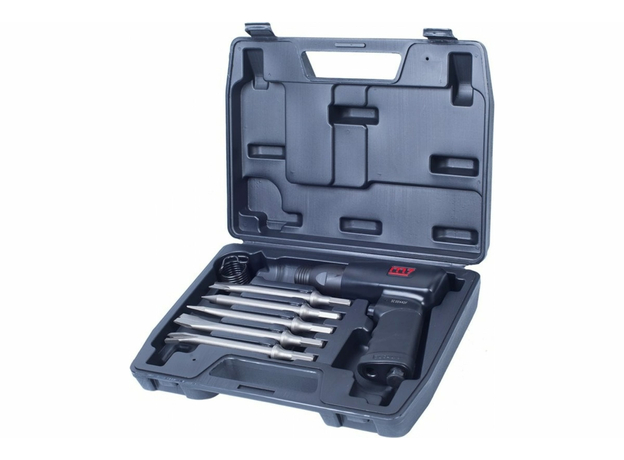 Пневмозубило 10 мм, 3200 уд/мин, с набором насадок, 7 предметов MIGHTY SEVEN SC-0617C