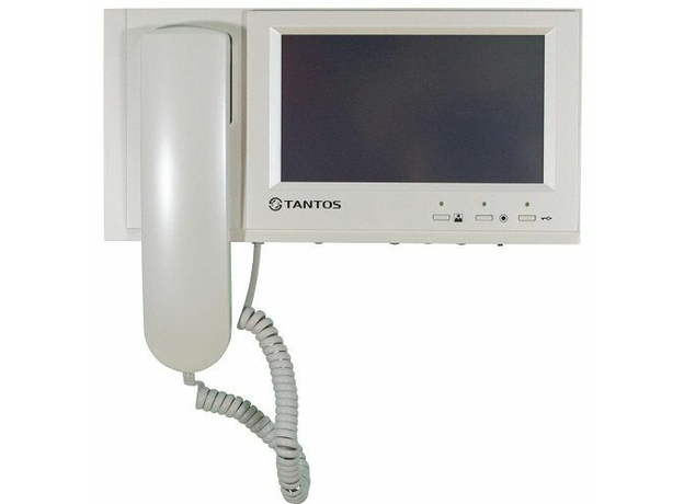Монитор домофона цветной TFT LCD 7 механические кнопки с трубкой LOKI Tantos 00-00014745
