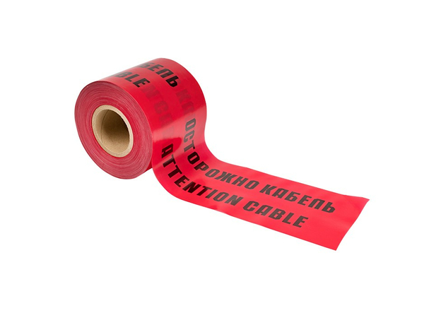 Лента сигнальная ЛСЭ Осторожно кабель 150х100 EKF Basic lse-150x100-bas