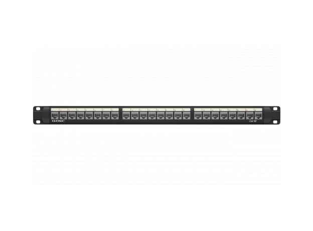 Патч-панель 191UCAT5E 24 модуля RJ45 экранированная DKC RN5PPF24