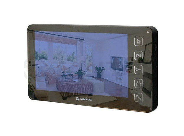 Монитор домофона цветной TFT LCD 7 зеркальная панель сенсорная Prime SD Mirror black Tantos 00-00016178