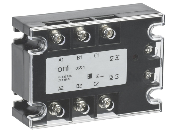 Реле твердотельное OSS-1 40А 380В AC 3-32В DC OSS-1-3-40-B ONI