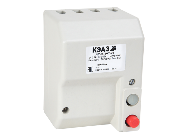 Выключатель автоматический АП50Б 3МТ 25А уставка по току срабатывания 10In 107275 КЭАЗ