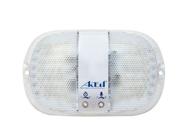 Светильник светодиодный СА-7012У серии "Персей"  с оптико-акустическим датчиком многорежимный, 11Вт 160-250В 1300лм  IP30 "Актей"