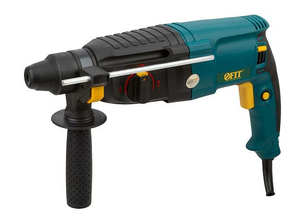 Перфоратор монтажный 800 Вт, 0-900 об/мин, 0-4000 уд/мин, 3.0 Дж, 3 реж., SDS-plus, реверс, 2.8 кг, кейс FIT 80106