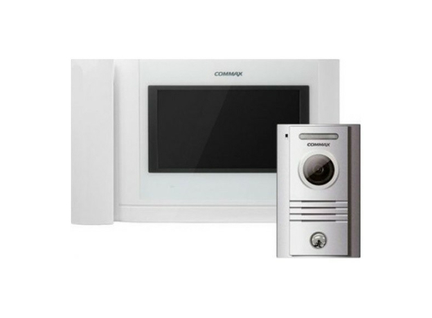 Комплект аналогового видеодомофона высокого разрешения CDV-704MHA/DRC-40KHD WHI. Белый. Commax Комплект аналогового видеодомофона высокого разрешения CDV-704MHA/DRC-40KHD WHI. Белый. Commax