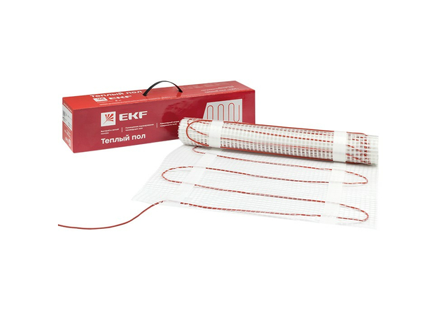 Теплый пол (мат нагревательный) ''Уют'' 8 кв.м. 1 200 Вт EKF PROxima nm2-1200-8