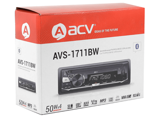 USB/SD-магнитола ACV AVS-1711BW