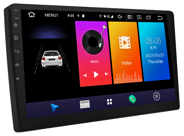 2DIN USB-магнитола ACV AD-9001 на Android 9.0, 9"