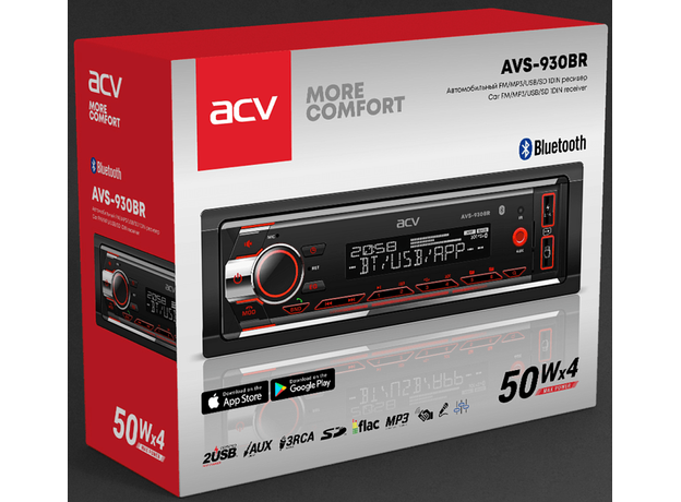 USB/SD-магнитола ACV AVS-930BR