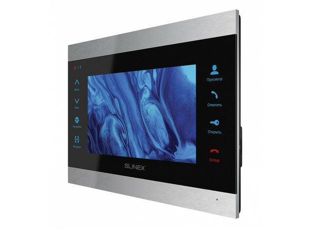 Видеодомофон цветной Silver+Black (SL-07IPHD S+Bl) SLINEX